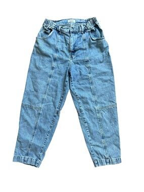 Pistola Jeans Lily Balloon tapered Hemp in medium wash size 30 .
